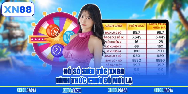 Xổ số siêu tốc XN88 hình thức chơi số mới lạ